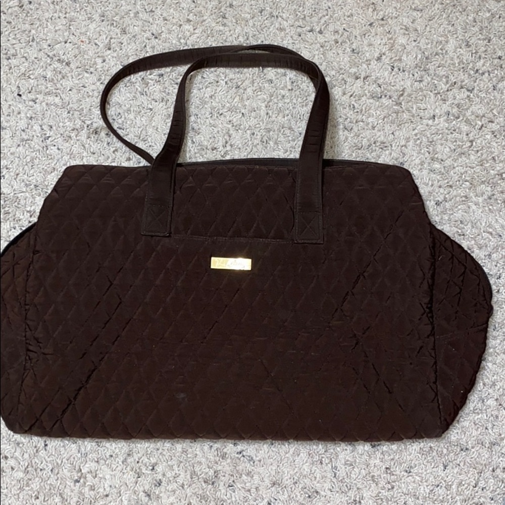 Vera Bradley quilted weekender